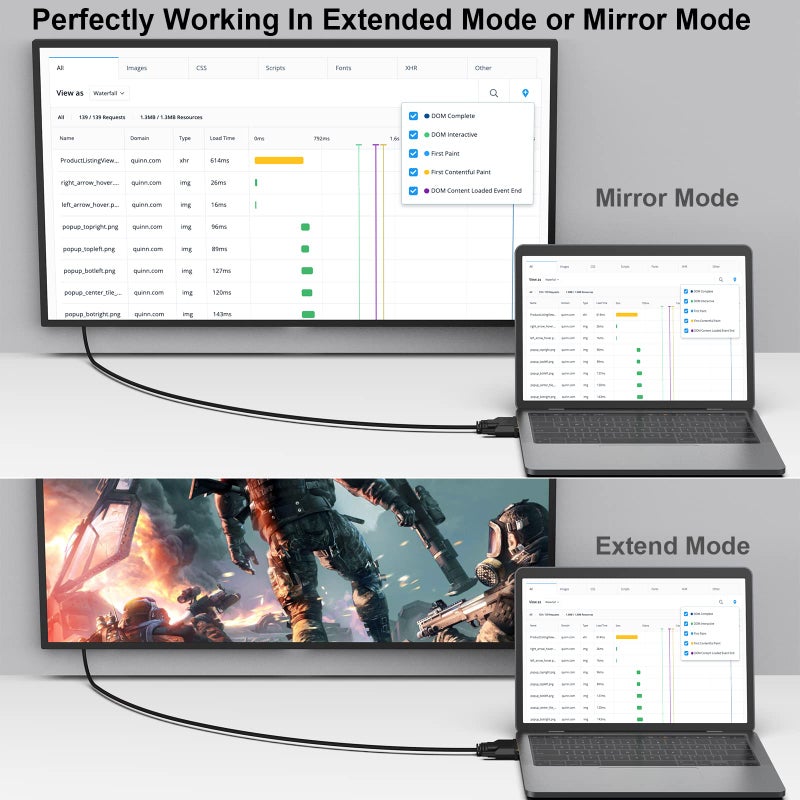 BENFEI Active DVI-D to VGA, DVI-D 24+1 to VGA 10 Feet Cable Male to Male Gold-Plated Cord - Image 4